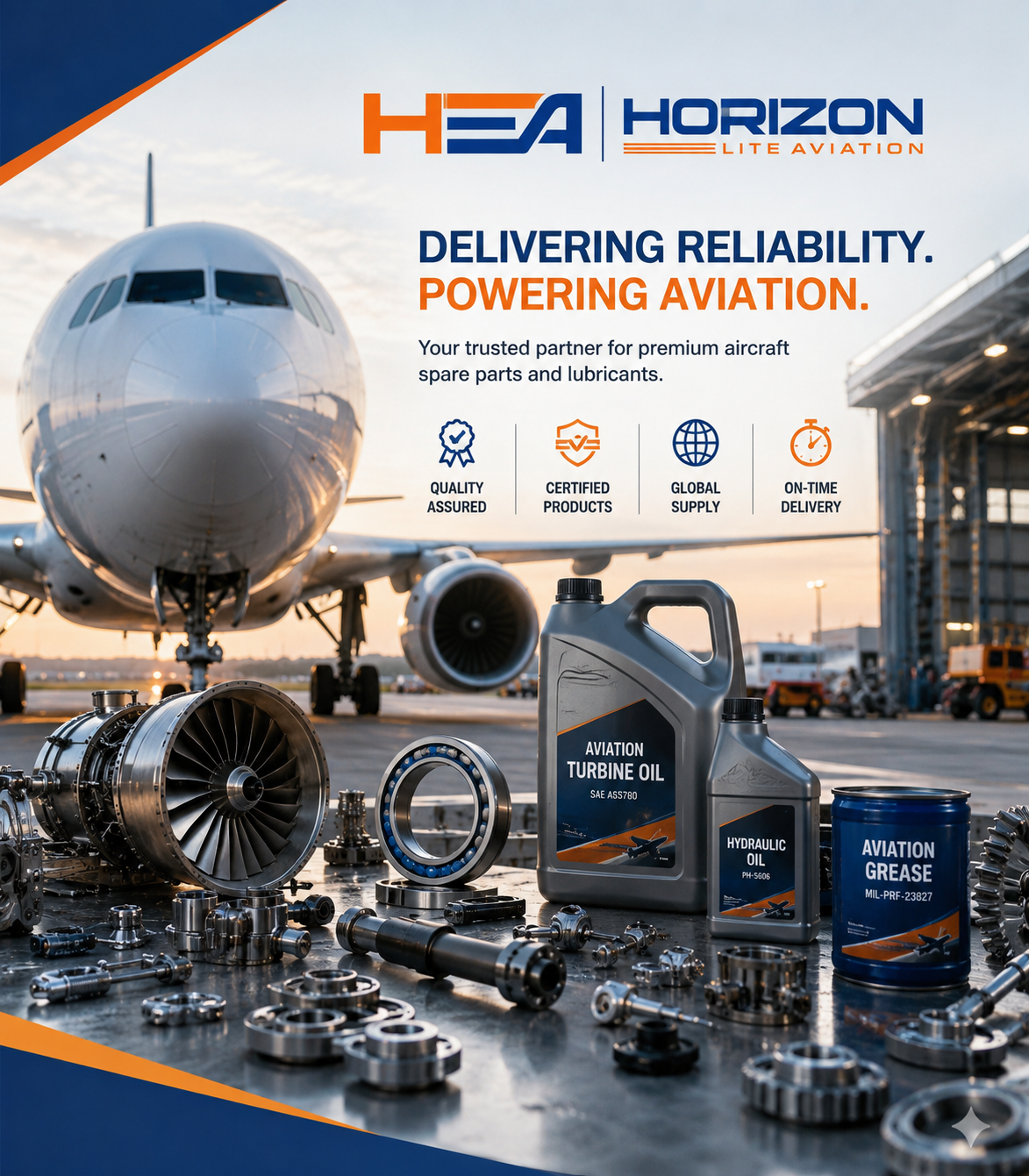 Aircraft engineer performing engine maintenance